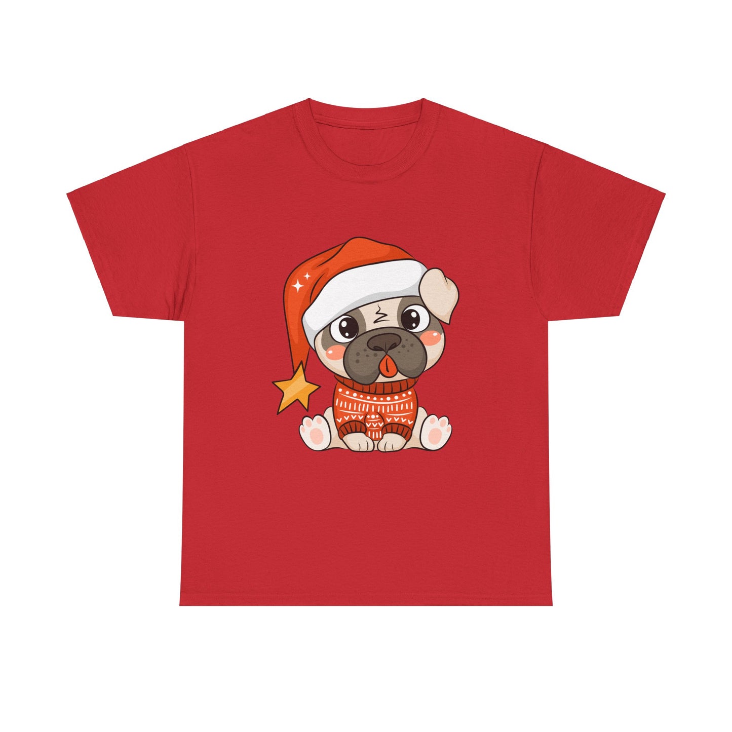 Cute Christmas Pug