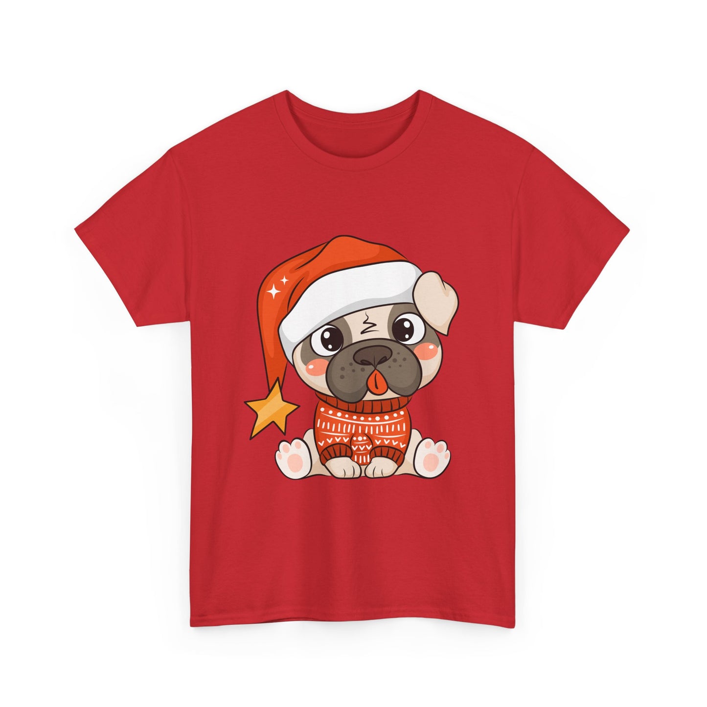 Cute Christmas Pug