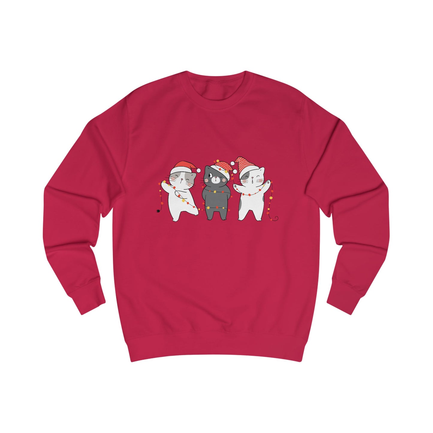 Festive Cat Holiday Sweatshirt