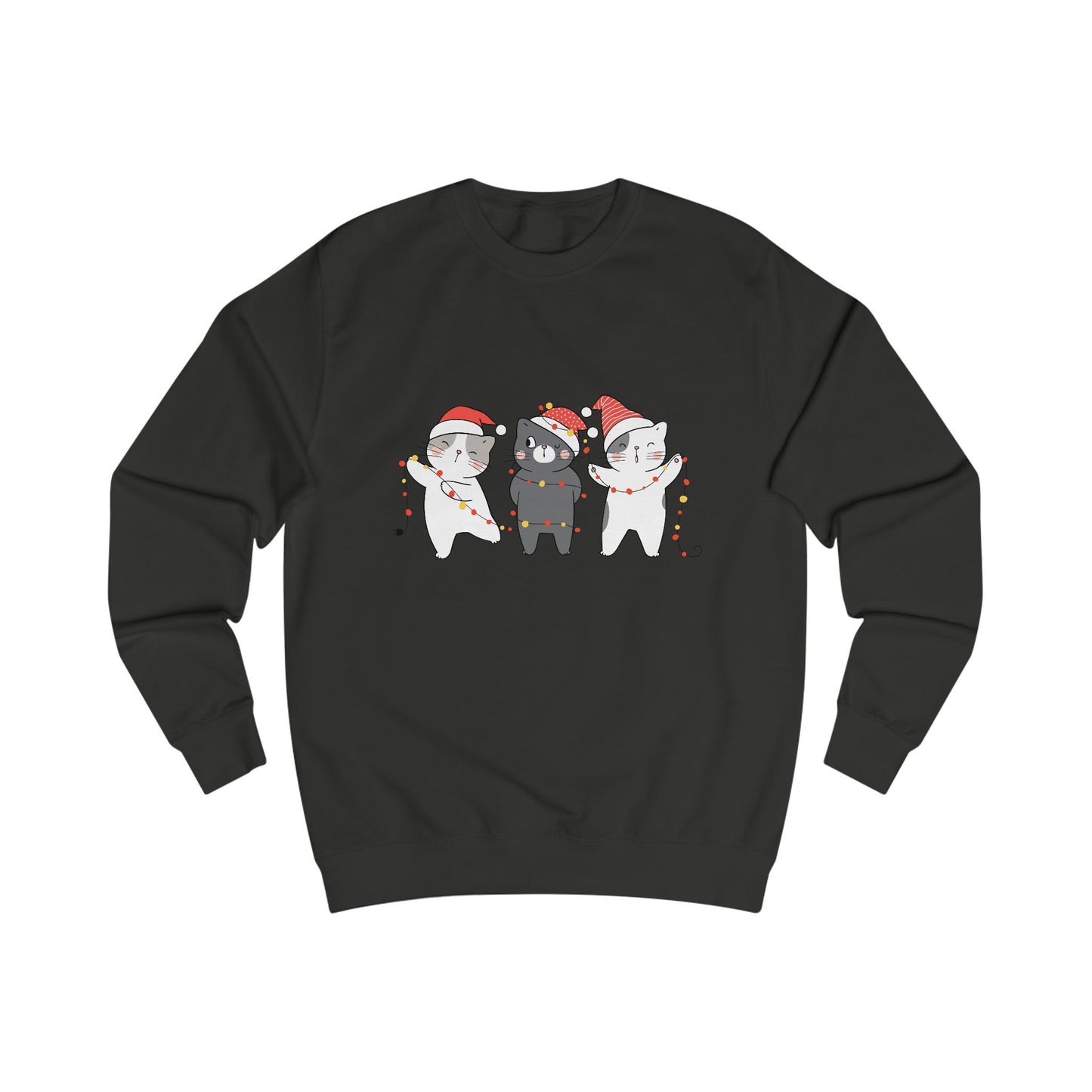 Festive Cat Holiday Sweatshirt