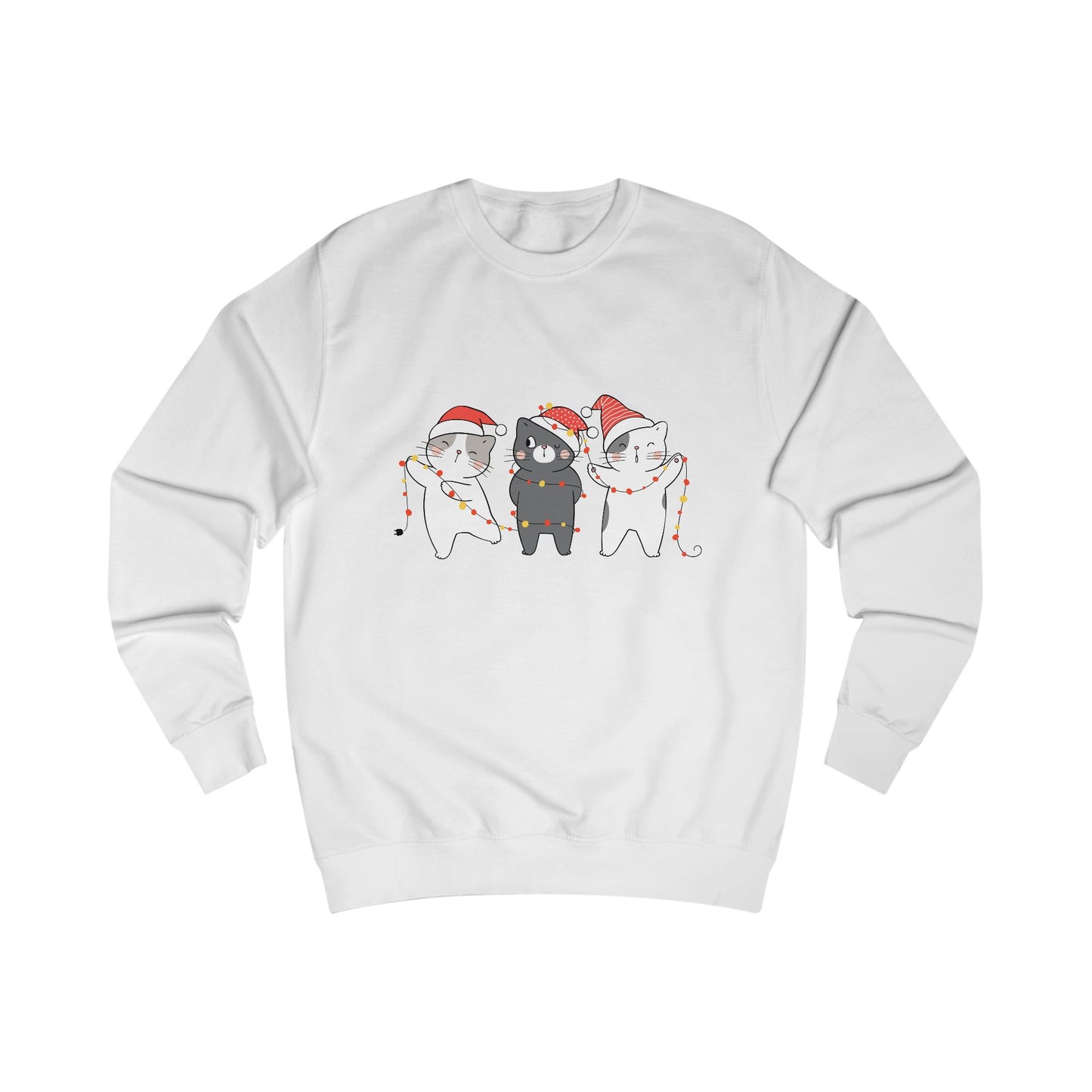 Festive Cat Holiday Sweatshirt