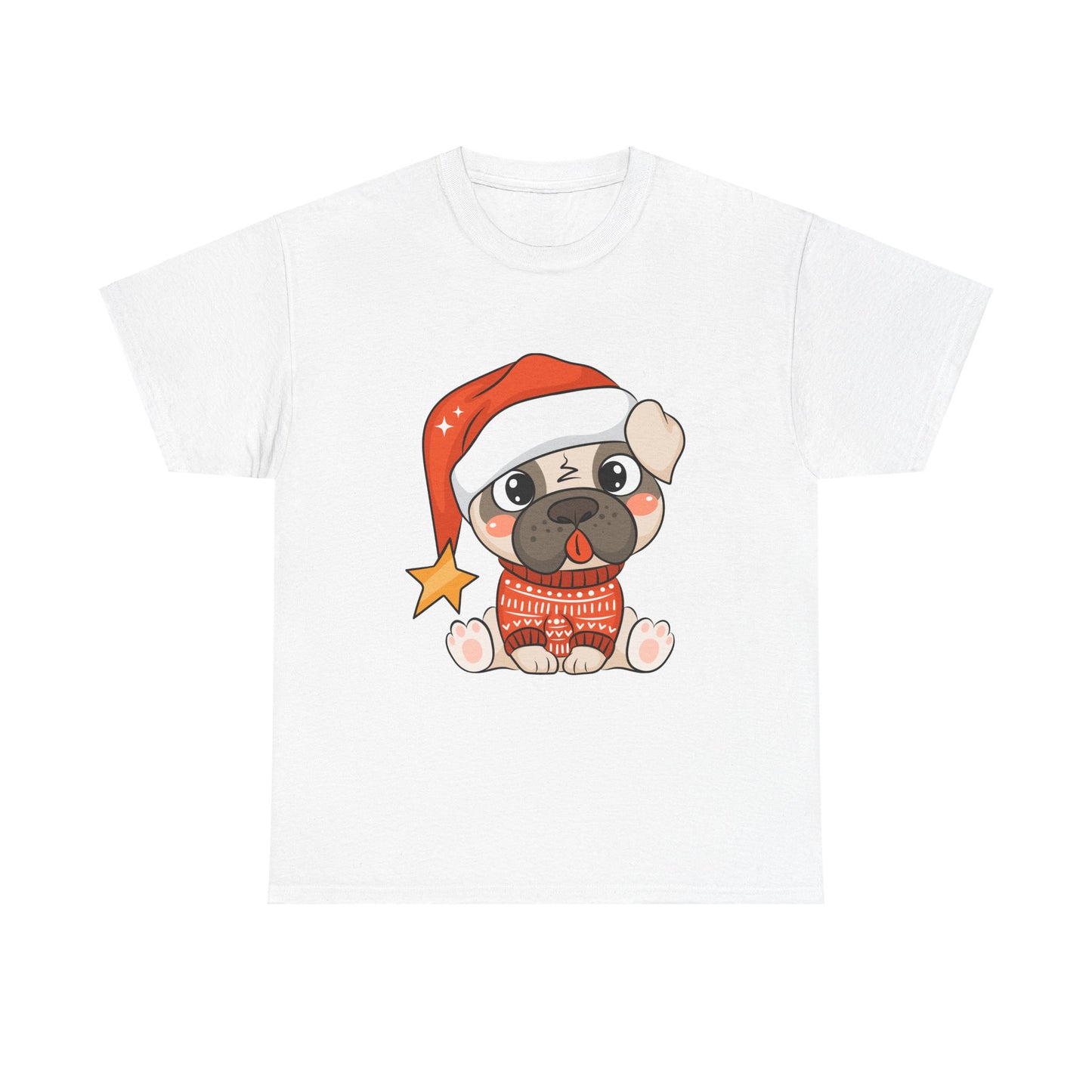 Cute Christmas Pug