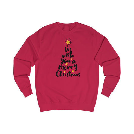 Christmas Sweatshirt - 'We Wish You a Merry Christmas' Pullover