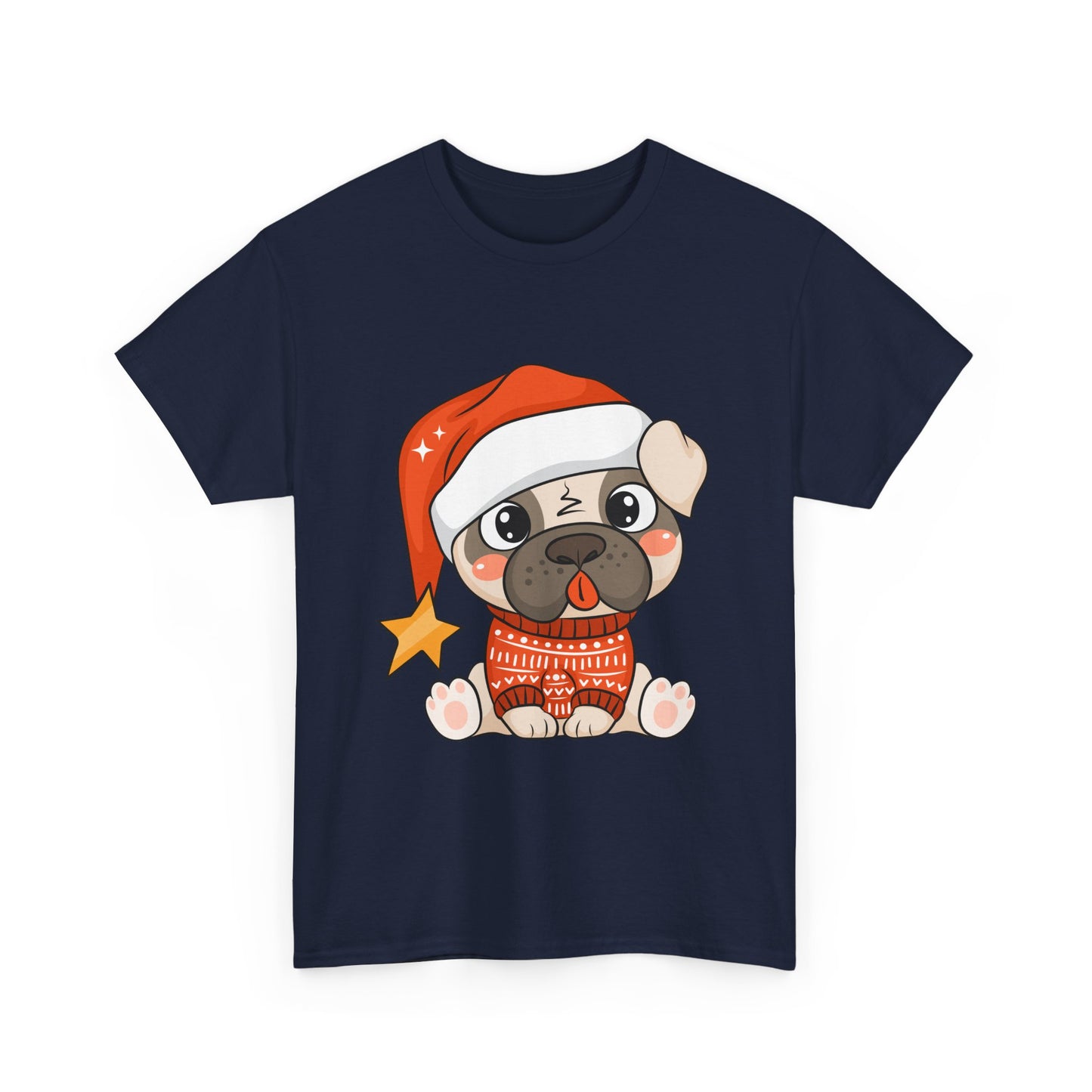 Cute Christmas Pug